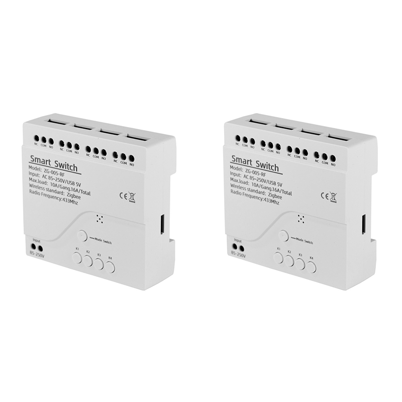 Diy Home Automation Controller - Moduł inteligentnego przełącznika RALCA-2X 4-kanałowy Tuya