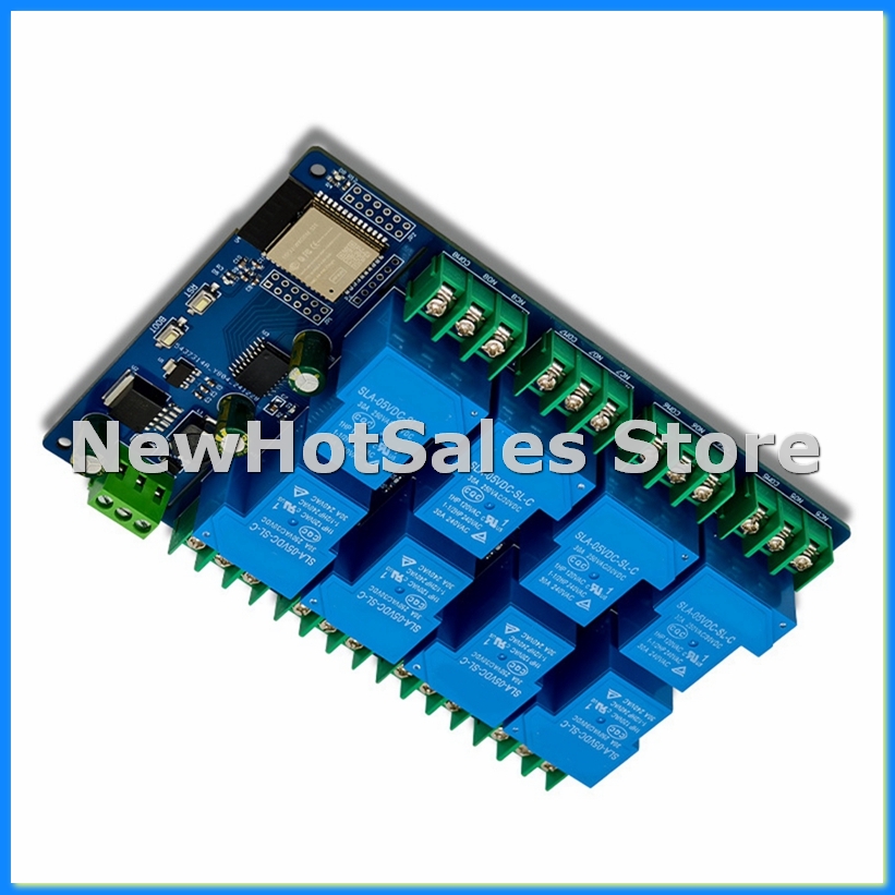 Relay 8 Channel Board - Moduł przekaźnikowy 8-kanałowy 30A DC7-28/5V WIFI
