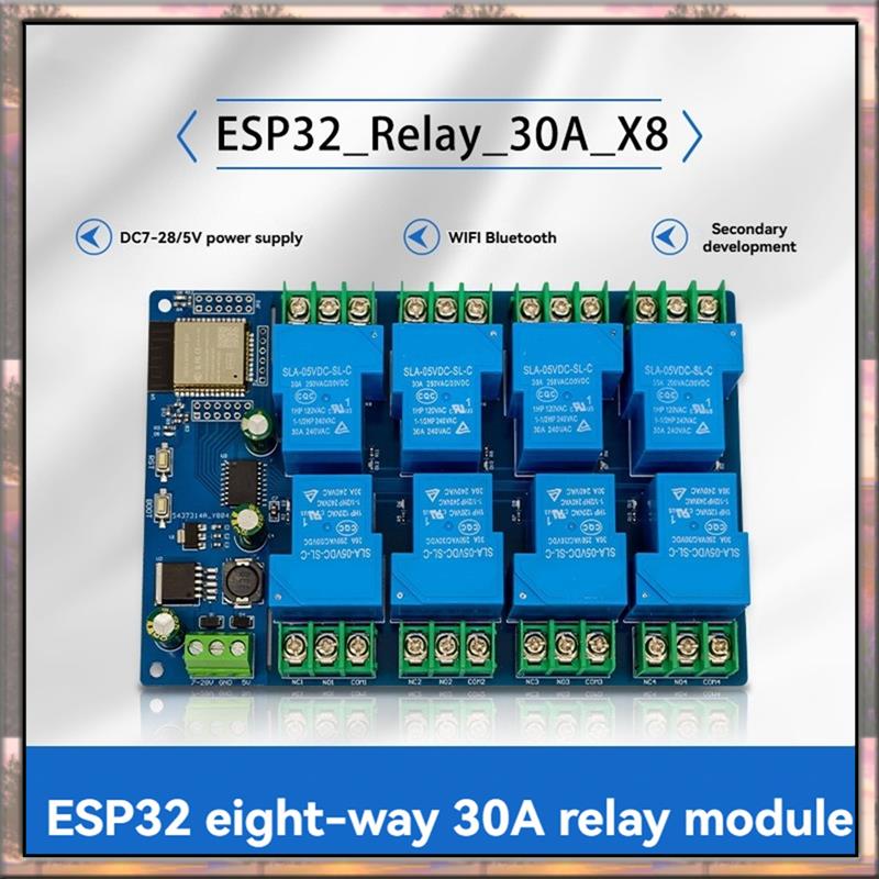 Relay 8 Channel Board - BAAZ HOT 8-kanałowy moduł przekaźnika 30A