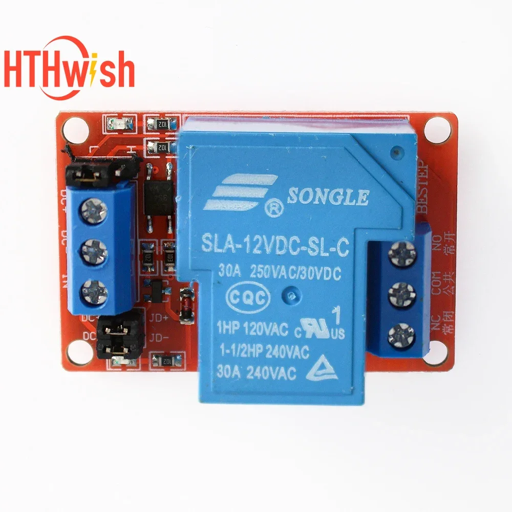 Shelly Relay Module - 5V/12V 30A 1-kanałowy moduł przekaźnika +