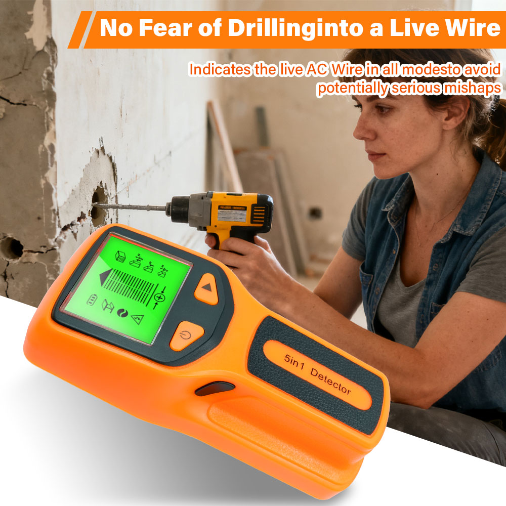 Water Leak Detector Wired - Nowy detektor ścienny 5 w 1,