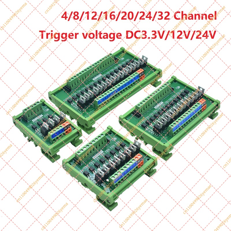 Relay 8 Channel Board - Płytka wzmacniacza wyjść PLC z przekaźnikami