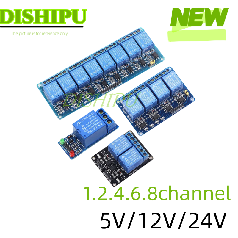 Relay 8 Channel Board - Moduł przekaźnikowy DC 5V 12V 24V