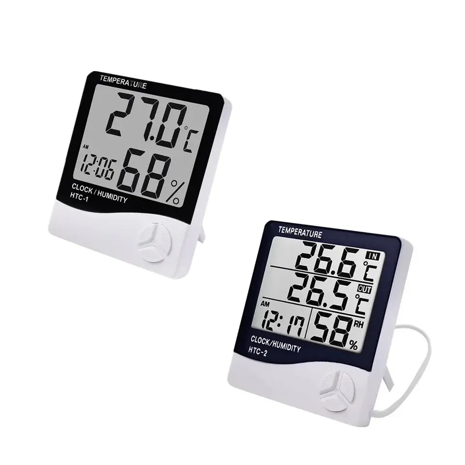 Home Automation Industry - Wewnętrzny cyfrowy termometr i higrometr LCD,