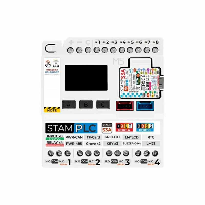 Home Automation Industry - Sterownik PLC M5stamp, zaawansowany moduł M5stamps3