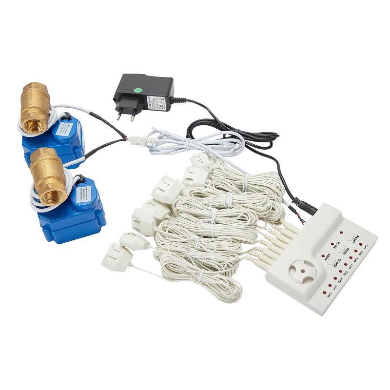 Water Leak Detector Wired - HIDAKA WLD-806 (DN20*2szt) Adapter US EU