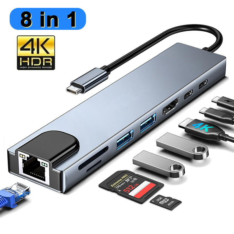 Koncentrator USB typu C 8 w 1  – Home Assistant Sd recenzja i cena