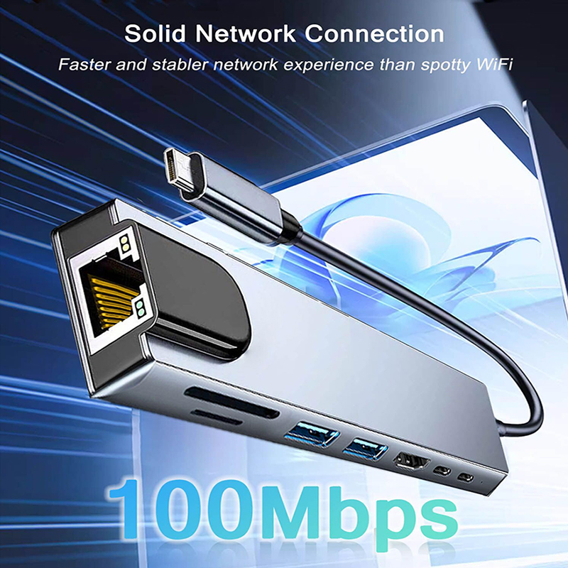 Koncentrator USB typu C 8 w 1  – Home Assistant Sd recenzja i cena