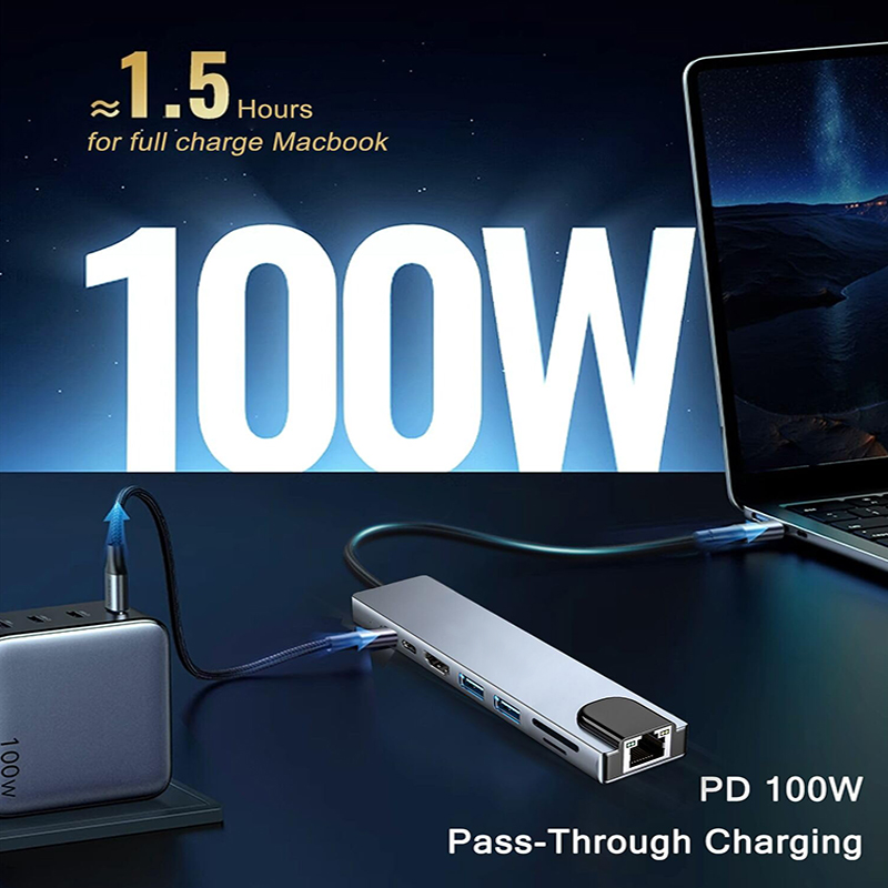Koncentrator USB typu C 8 w 1  – Home Assistant Sd recenzja i cena