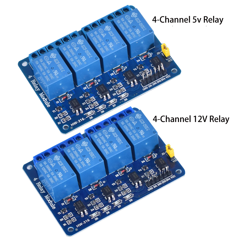 Moduł przekaźnikowy DC 5V 12V  – Relay 8 Channel Board recenzja i cena