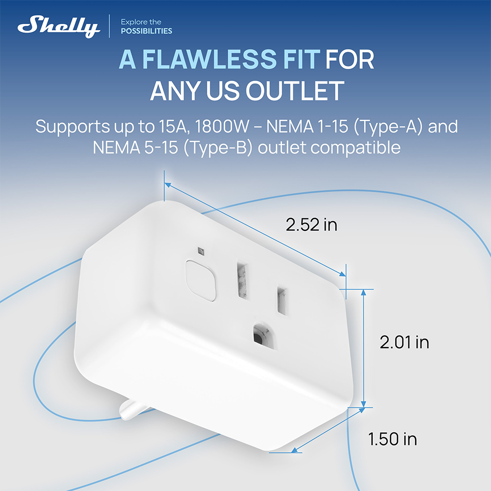 Inteligentne gniazdko Shelly P – Shelly Relay Module recenzja i cena