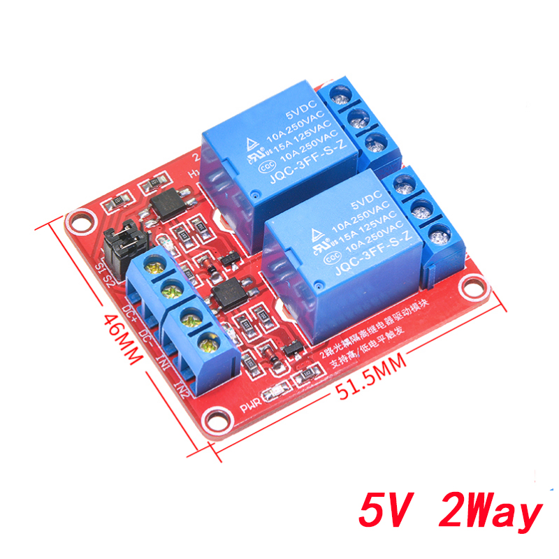 1 2 4 6 8 Kanałowy moduł przek – Relay 8 Channel Board recenzja i cena