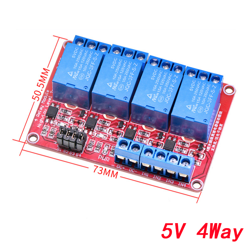 1 2 4 6 8 Kanałowy moduł przek – Relay 8 Channel Board recenzja i cena