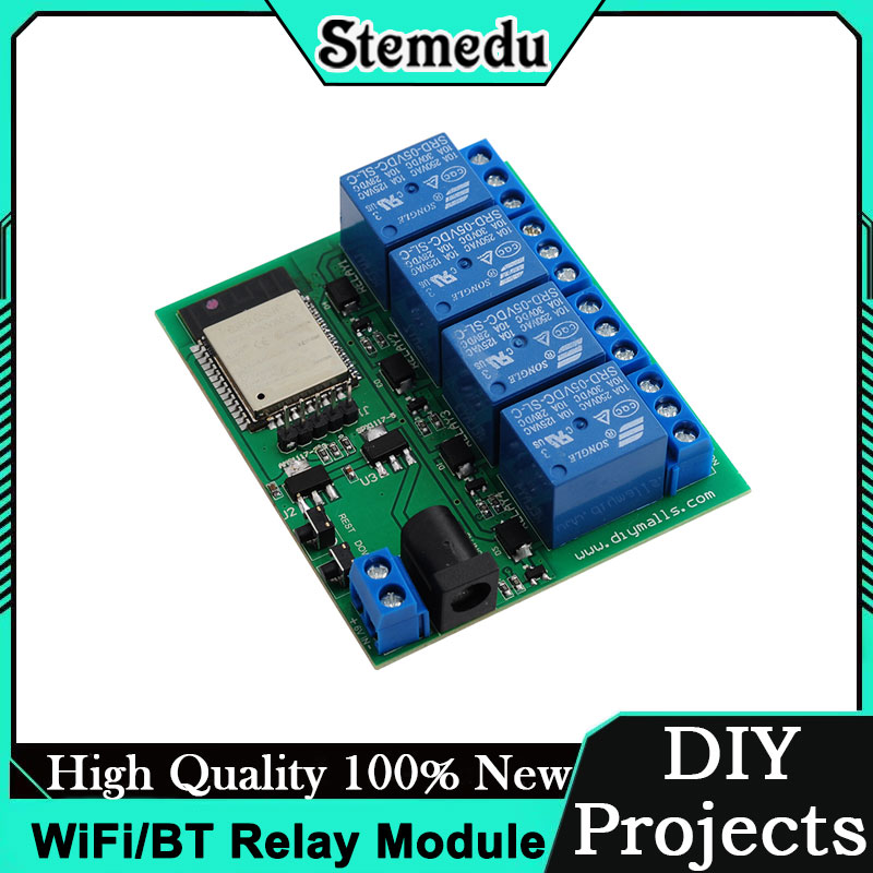 ESP32S 4-kanałowy moduł przeka – Iot Diy Home Automation recenzja i cena