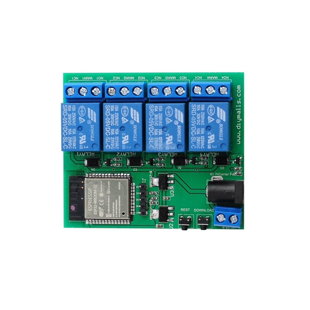 ESP32S 4-kanałowy moduł przeka – Iot Diy Home Automation recenzja i cena