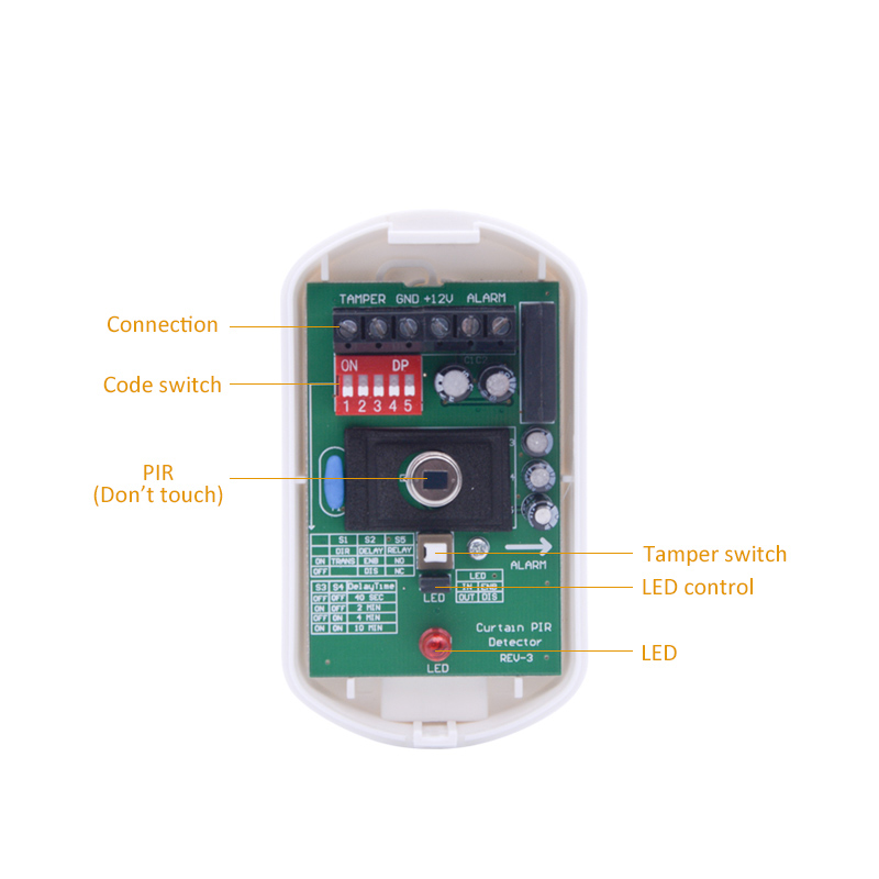 Wewnętrzny czujnik ruchu przew – Motion Sensor Pir Wired recenzja i cena