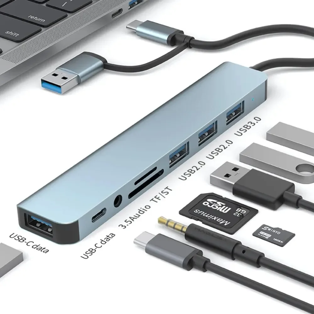 Koncentrator USB-C 8 w 2 z czy – Home Assistant Sd recenzja i cena