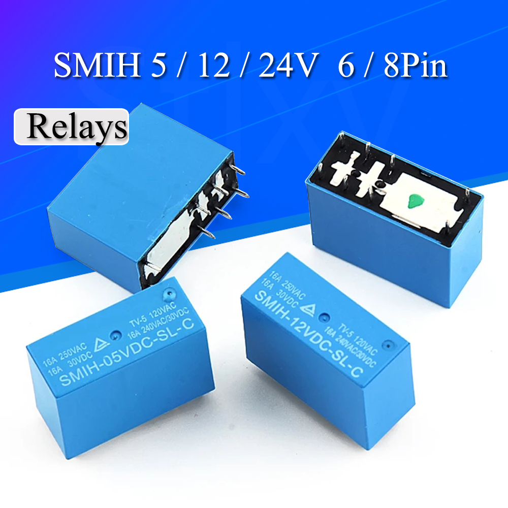 2-20PCS 5v 12v 24v SMIH-05VDC- – Shelly Relay Module recenzja i cena