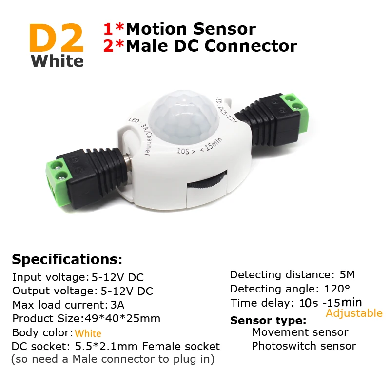 Przełącznik czujnika ruchu PIR – Motion Sensor Pir Wired recenzja i cena