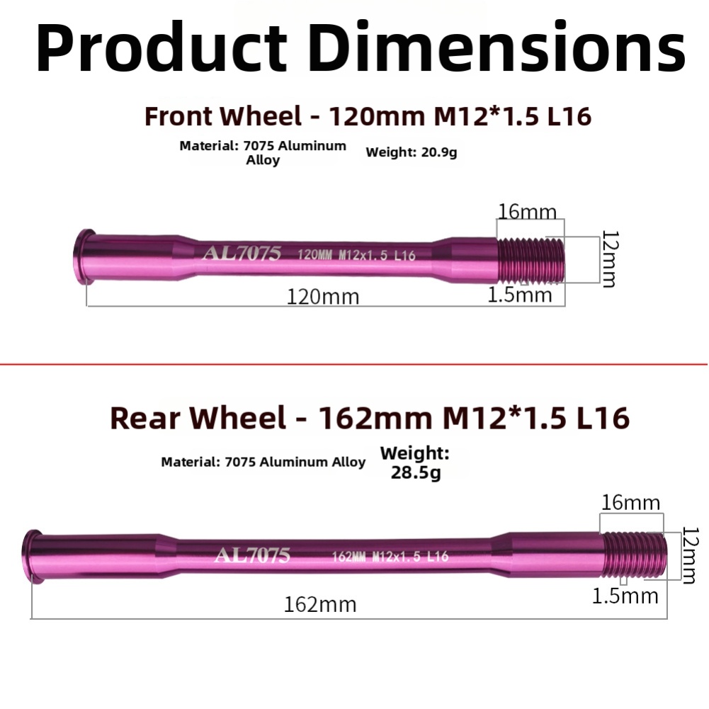 Oś przelotowa do roweru AD350  – Matter Hub Thread recenzja i cena