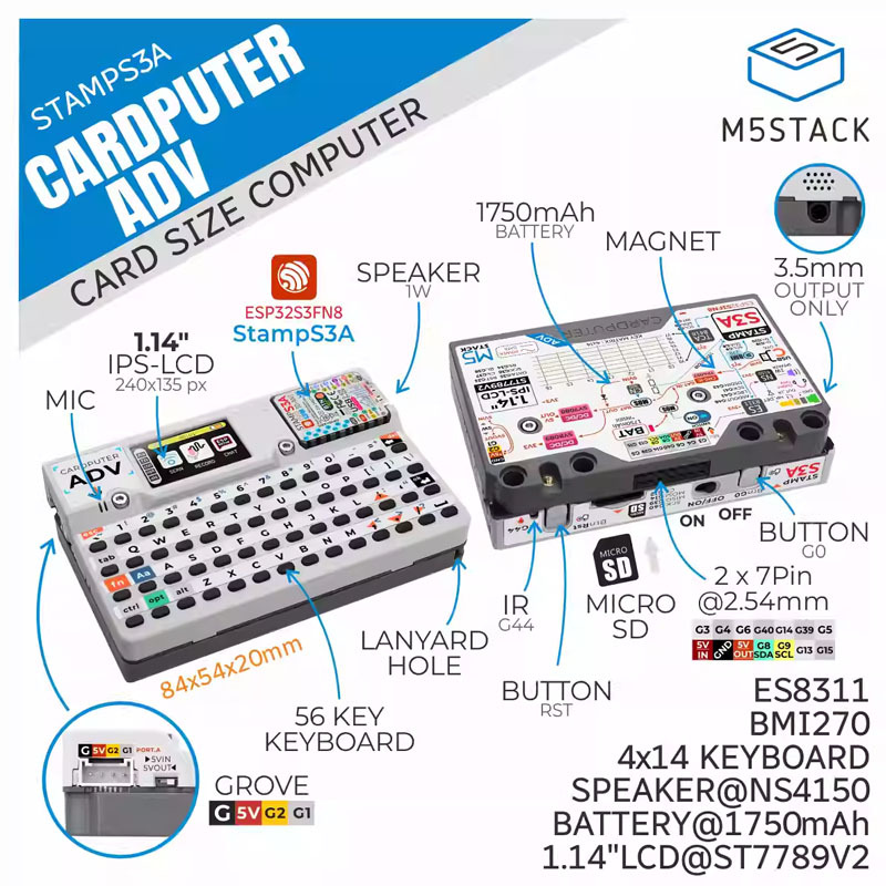 M5Stack Cardputer Adv Programo – Iot Diy Home Automation recenzja i cena
